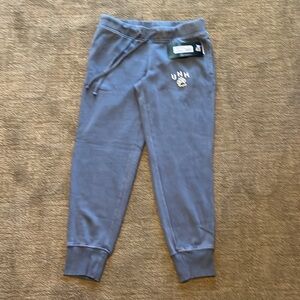 Woman University Of  Hampshire Blue Jogger sweatpants Size Small New W/ Tags